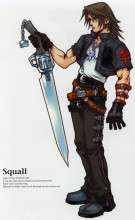 Squall《王国之心中》的造型