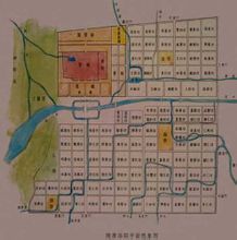 隋唐洛阳城平面图